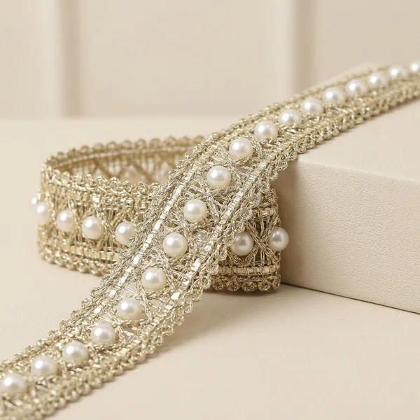 Beige_Pearl_And_Lace_Embellished_Decorative_Trim_Ribbon