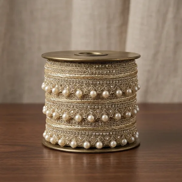 Golden_Beaded_Pearl_Lace_Trim_9_Meters
