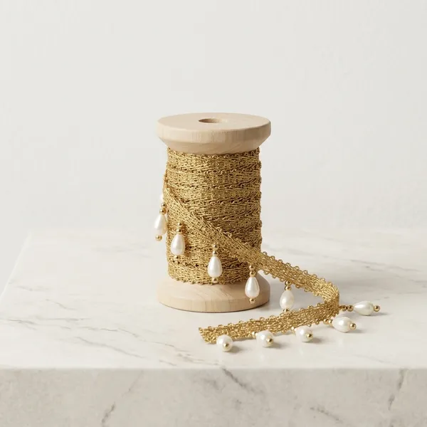 Golden_Pearl_Embellished_Lace_Trim_for_Crafts_and_Decoration