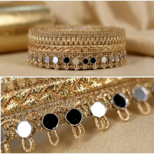 Gold_Embellished_Mirror_Lace_Trim_with_Black_and_Blue_Beads