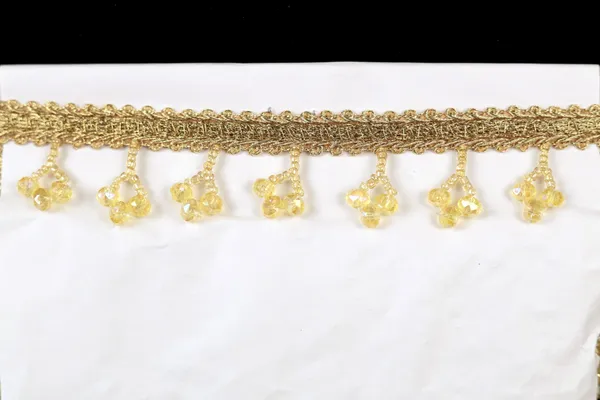 Golden_Beaded_Decorative_Trim_With_FourPetal_Floral_Dangles