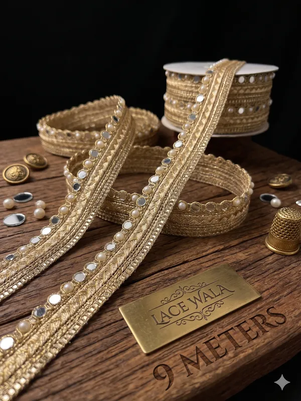 Golden_Lace_Trim_With_Mirror_Work_And_Pearl_Embellishments