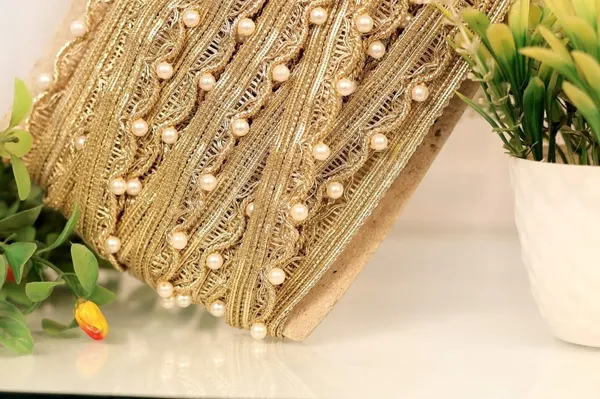 Golden_Pearl_Embellished_Lace_Trim_for_Craft_and_Decoration