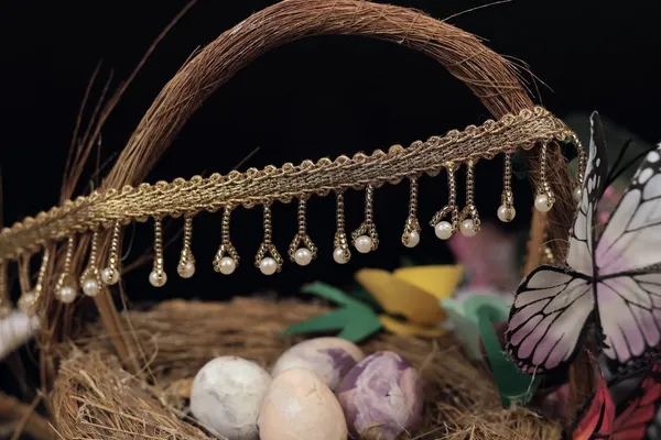 Gold_Beaded_Trim_With_Pearl_Danglers_For_Home_Decor