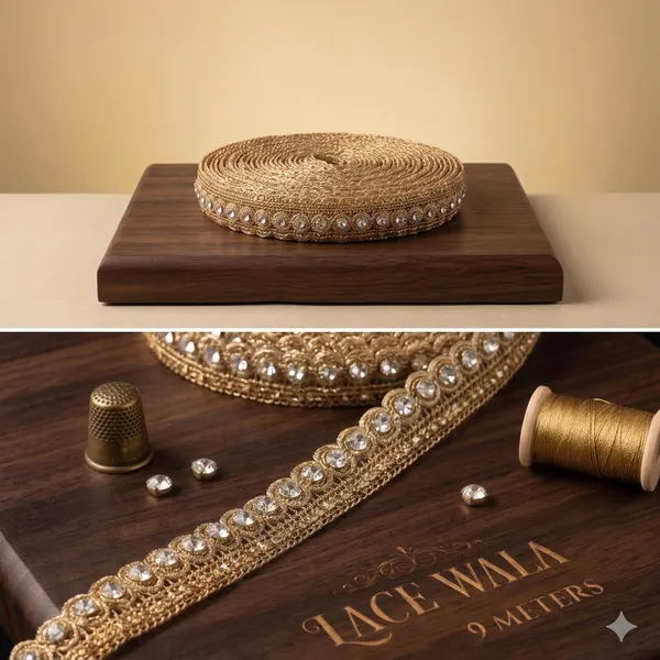 Antique_Gold_Crystal_Clear_Stone_Decorative_Lace_9_Meters