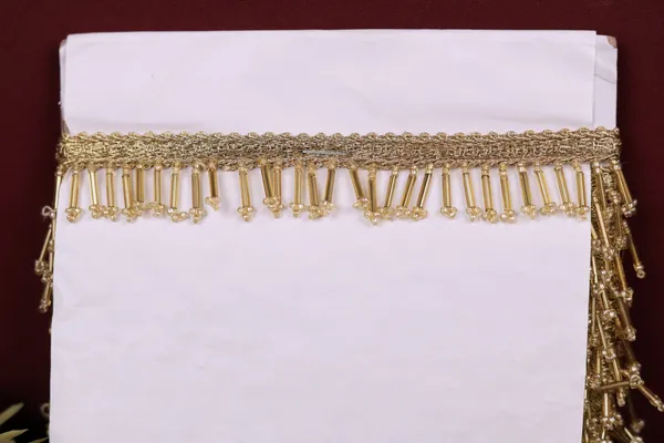 Metallic_Gold_Thread_Lace_With_Acrylic_Tube_Beads_And_Round_Beads