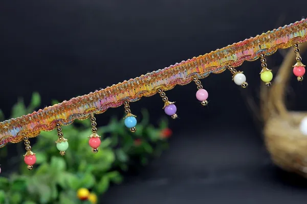 Multicolor_Beaded_Fringe_Lace_Trim_with_Gold_Metallic_Thread