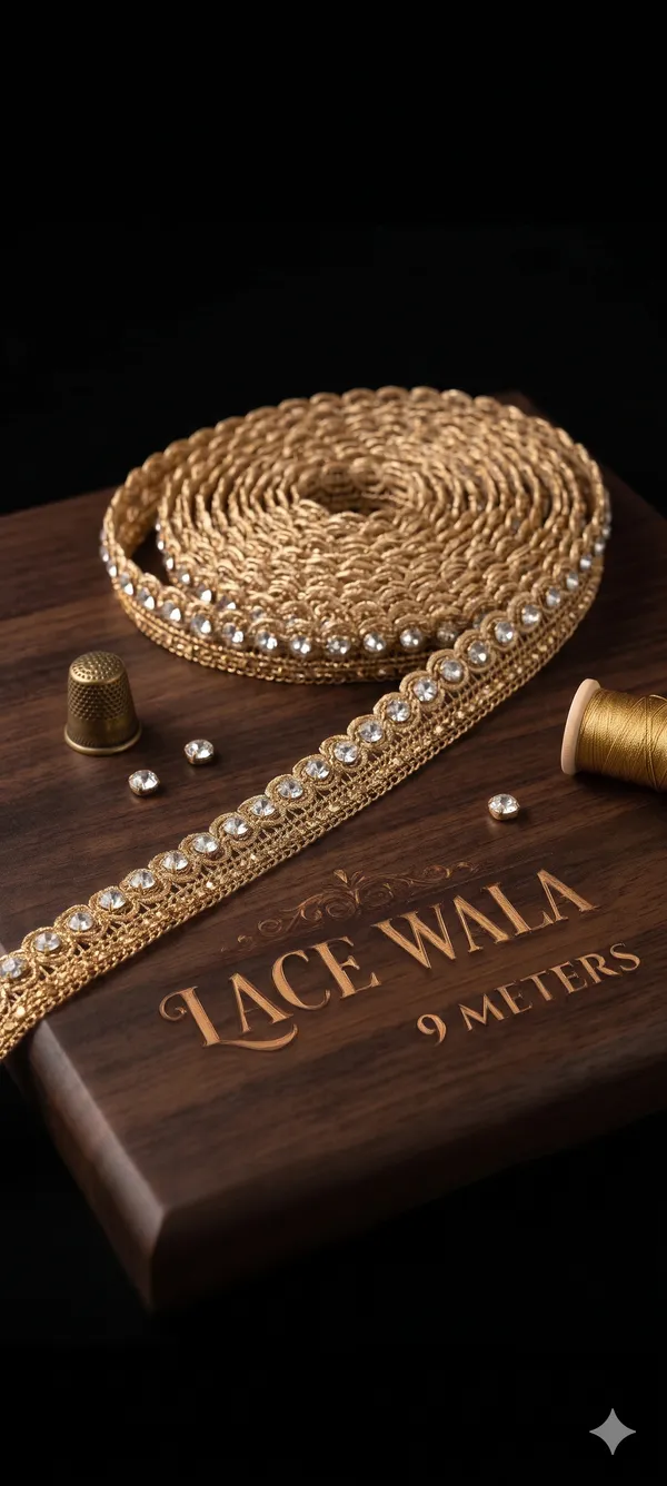 Antique_Gold_Crystal_Clear_Stone_Decorative_Lace_9_Meters