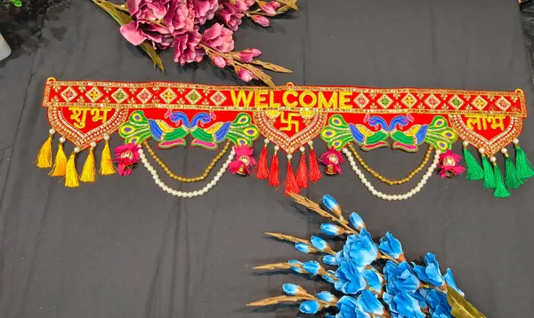 Premium_Welcome_Shubh_Labh_Toran_with_Peacock_Design_&_Pearl_Latkan_{_37INCH_}_