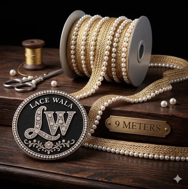 Lace_Wala_Golden_Pearl_Trim_Decorative_Lace__9_Meters