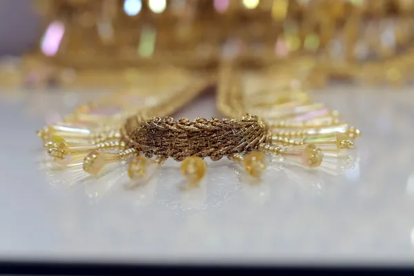 Golden_Beaded_Decorative_Trim_with_Teardrop_Tassels