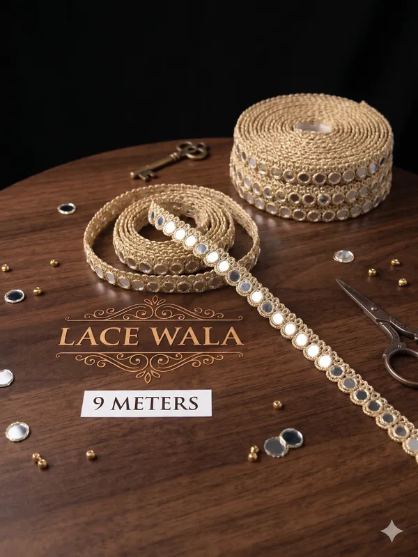 Golden_Crystal_Embellished_Decorative_Lace_Trim_9_Meters