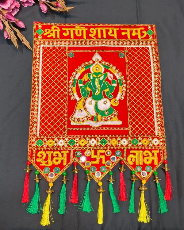 Shree_Ganesh_Shubh_Labh_Decorative_Wall_Hanging_Toran_{_ONE_PCS_}