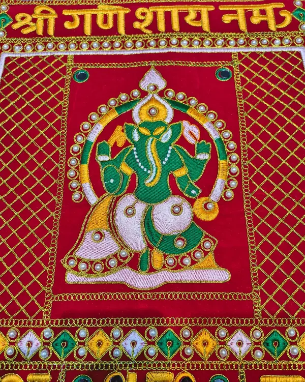 Shree_Ganesh_Shubh_Labh_Decorative_Wall_Hanging_Toran_{_ONE_PCS_}