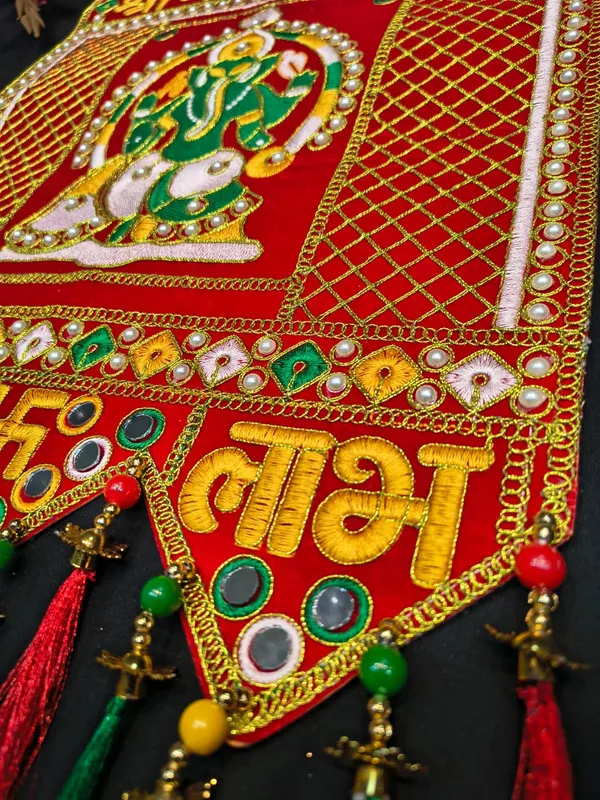 Shree_Ganesh_Shubh_Labh_Decorative_Wall_Hanging_Toran_{_ONE_PCS_}