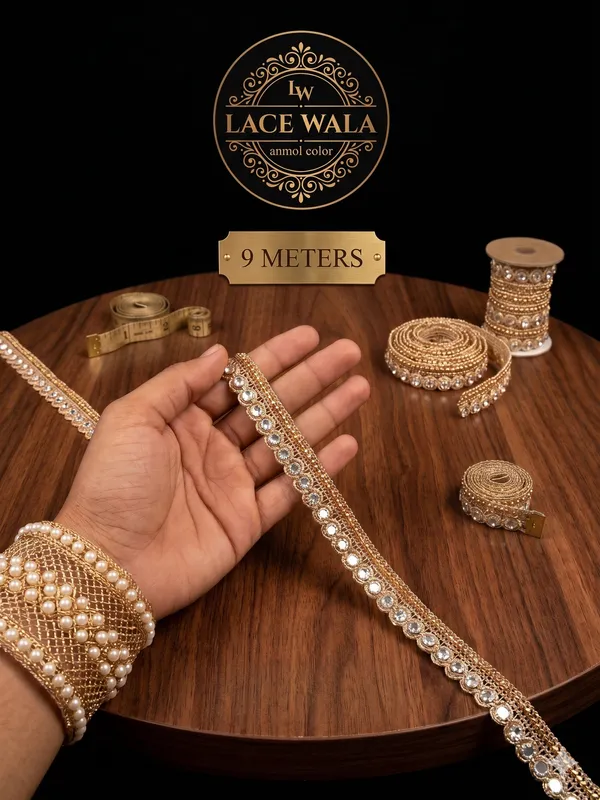 Antique_Gold_Crystal_Clear_Stone_Decorative_Lace_9_Meters
