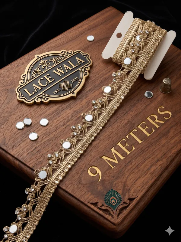 Golden_Beaded_Lace_Trim_With_Mirror_Embellishments__9_Meters