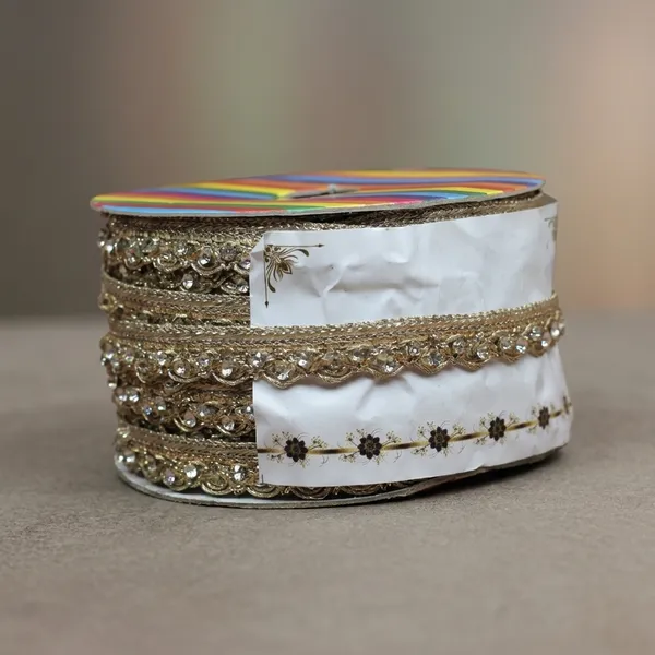 Gold_And_White_Decorative_Ribbon_And_Lace_Trim_Assortment