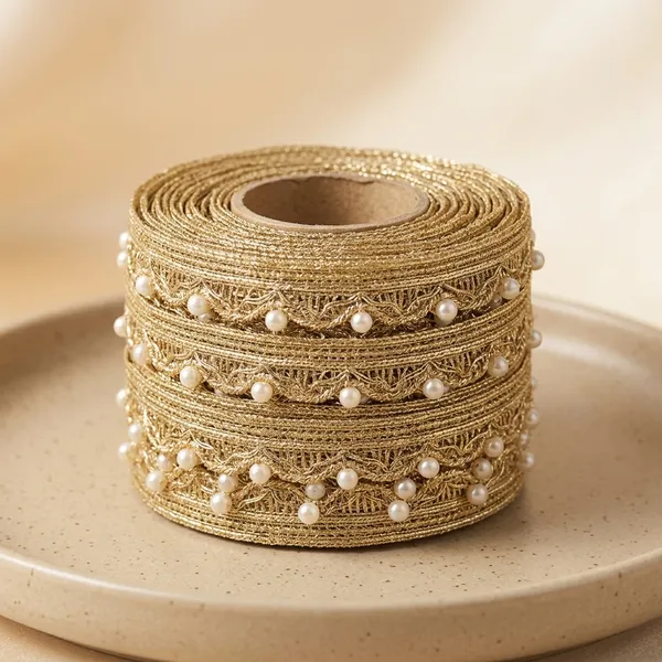 Golden_Pearl_Embellished_Lace_Trim_for_Craft_and_Decoration