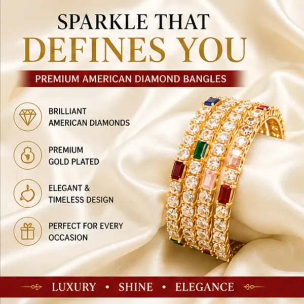 Golden_White_Gold_Plated_Multicolor_Stone_Designer_Bangle_Set_For_Women