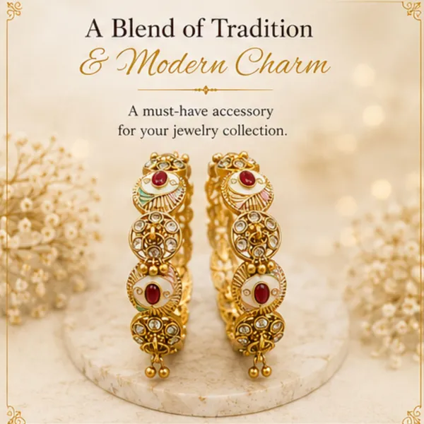 Golden_Gold_Plated_Kundan_Ruby_Bangle_Set_For_Women