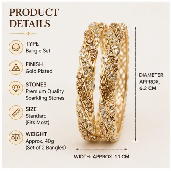 Golden_Gold_Plated_Twisted_Sparkling_Stone_Bangle_Set_For_Women_Pack_of_2