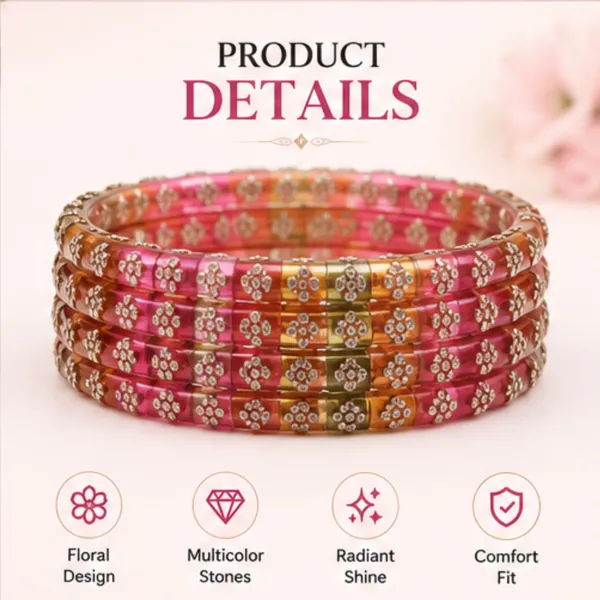 Multicolour_Alloy_Crystal_Floral_Bangle_Set_For_Women_Pack_of_2