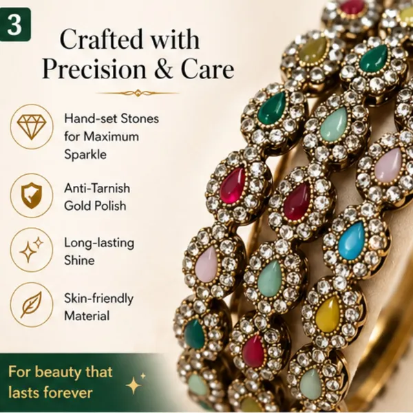 Multicolour_Antique_Gold_Tone_Stone_Studded_Bangle_Set_For_Women