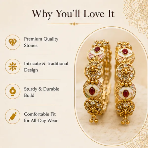 Golden_Gold_Plated_Kundan_Ruby_Bangle_Set_For_Women