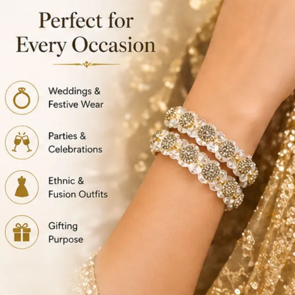 Golden_Gold_Tone_Pave_Crystal_Bangle_Set_For_Women