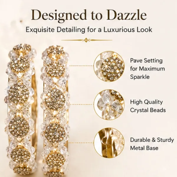 Golden_Gold_Tone_Pave_Crystal_Bangle_Set_For_Women