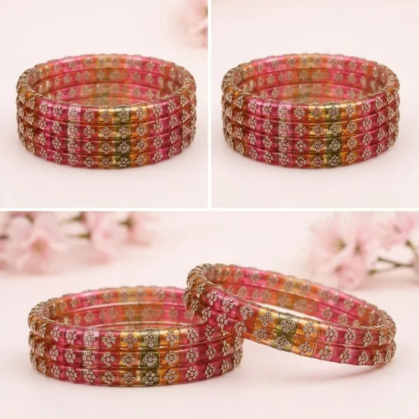 Multicolour_Alloy_Crystal_Floral_Bangle_Set_For_Women_Pack_of_2