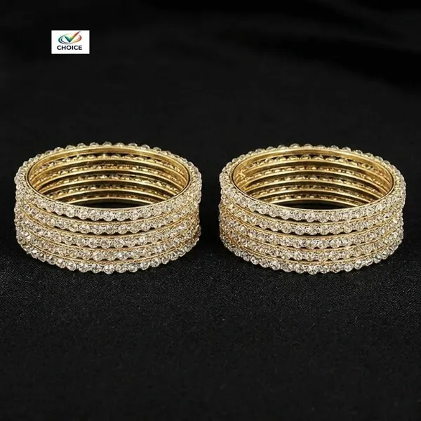 White_Gold_Plated_Pearl_Studded_Designer_Bangle_Set_For_Women_Pack_of_2