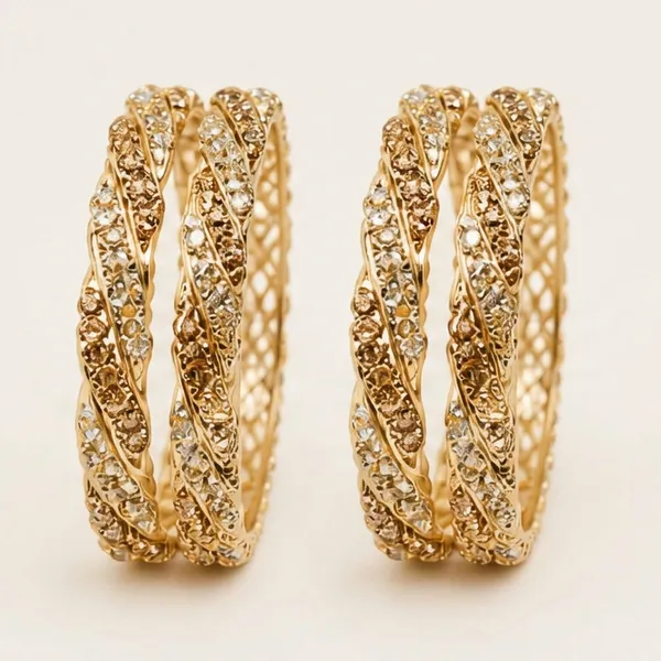 Golden_Gold_Plated_Twisted_Sparkling_Stone_Bangle_Set_For_Women_Pack_of_2