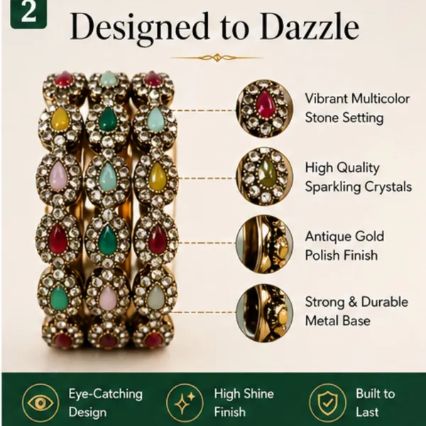 Multicolour_Antique_Gold_Tone_Stone_Studded_Bangle_Set_For_Women