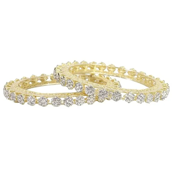 White_Gold_Plated_Pearl_Studded_Designer_Bangle_Set_For_Women_Pack_of_2