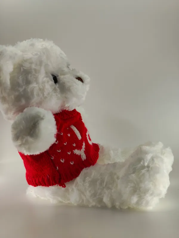 White_Teddy_Bear_With_Red_'I_Love_You'_Sweater_Soft_Plush_Toy
