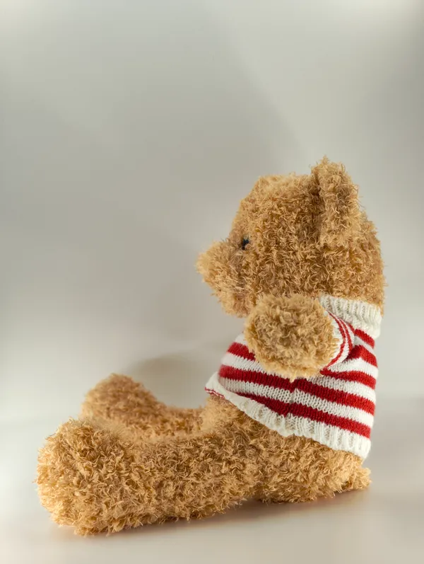 Plush_Teddy_Bear_With_Red_And_White_Striped_Sweater_Soft_Stuffed_Toy_For_Kids_And_Gifting