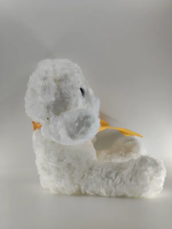 Fluffy_White_Plush_Teddy_With_Orange__Ribbon