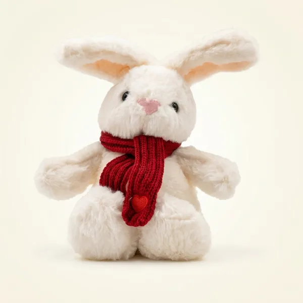 Soft_White_Bunny_Plush_Toy_With_Red_Scarf