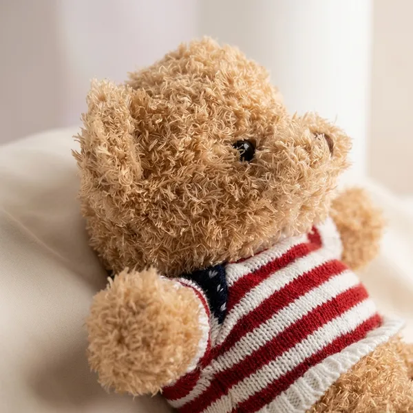 Plush_Teddy_Bear_With_Red_And_White_Striped_Sweater_Soft_Stuffed_Toy_For_Kids_And_Gifting