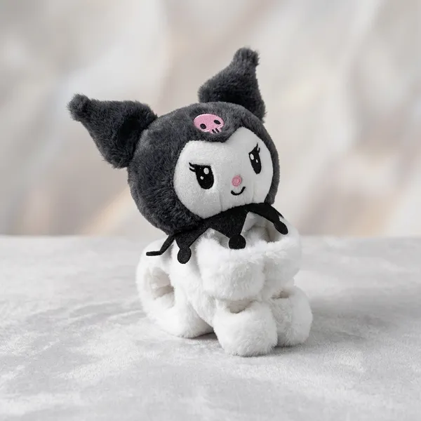 Cute_Kuromi_Slap_Band_Plush_Toy_Black