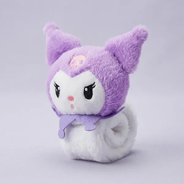 Cute_Kuromi_Slap_Band_Plush_Toy_Purple