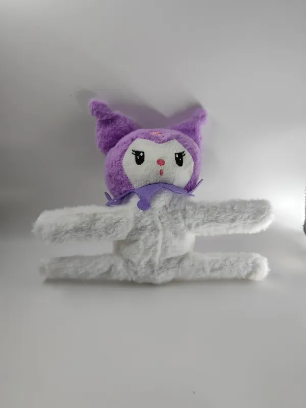 Cute_Kuromi_Slap_Band_Plush_Toy_Purple