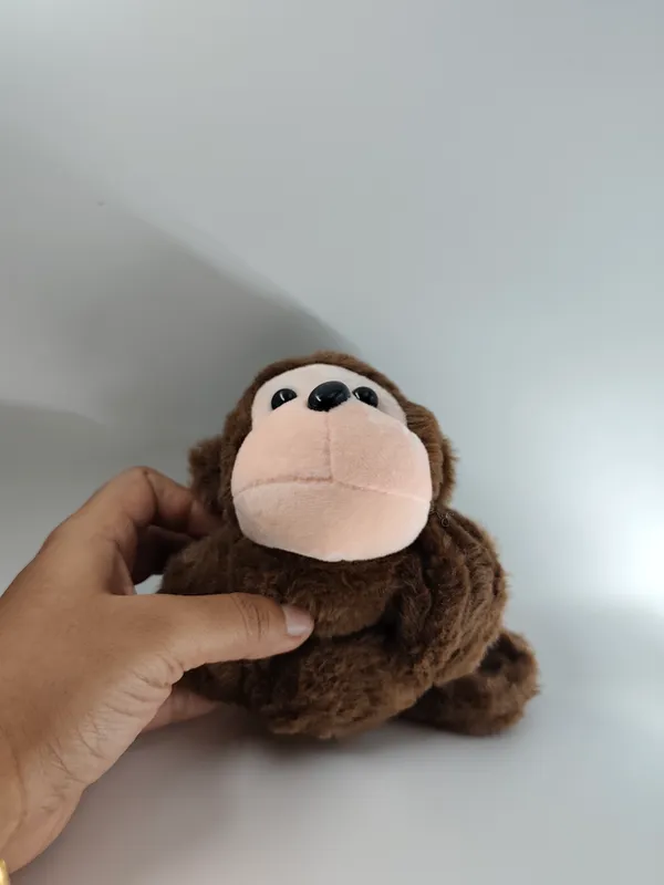 Cute_Monkey_Slap_Band_Plush_Toy_Dark_Brown