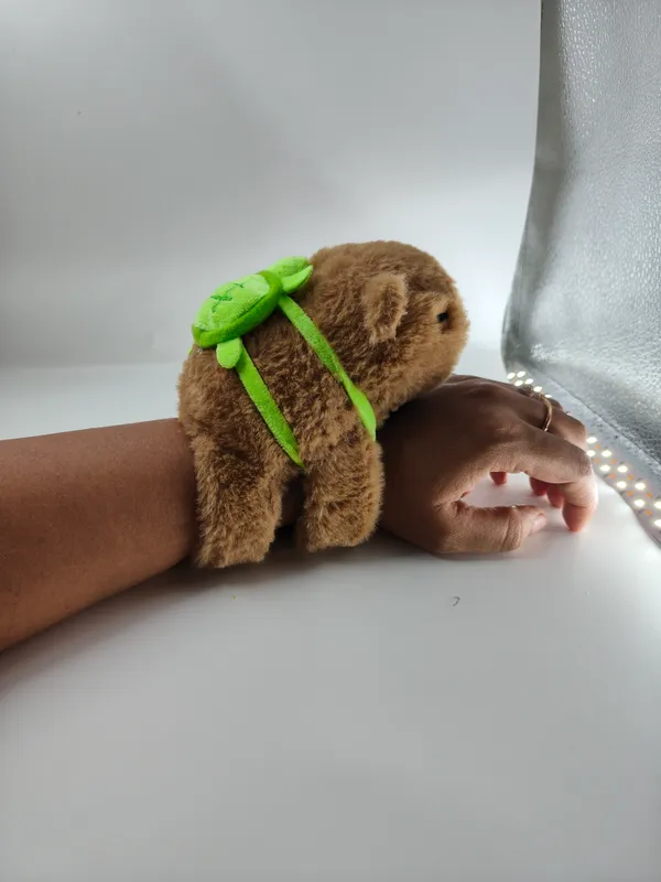 Soft_Capybara_Slap_Band_Toy_With_Turtle_Back
