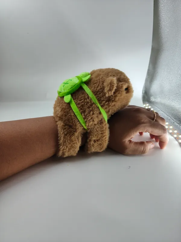 Soft_Capybara_Slap_Band_Toy_With_Turtle_Back
