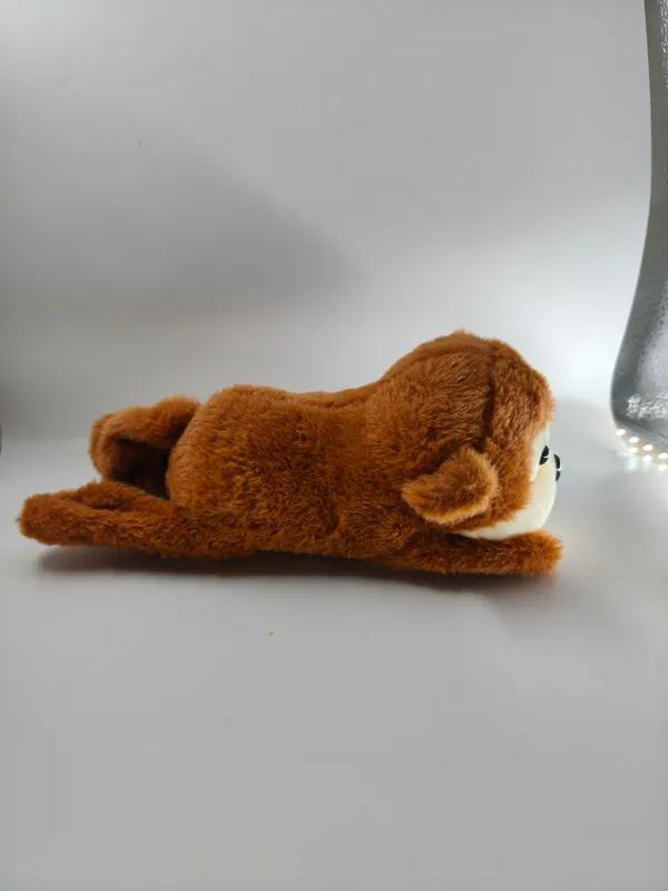 Cute_Monkey_Slap_Band_Plush_Toy_Light_Brown