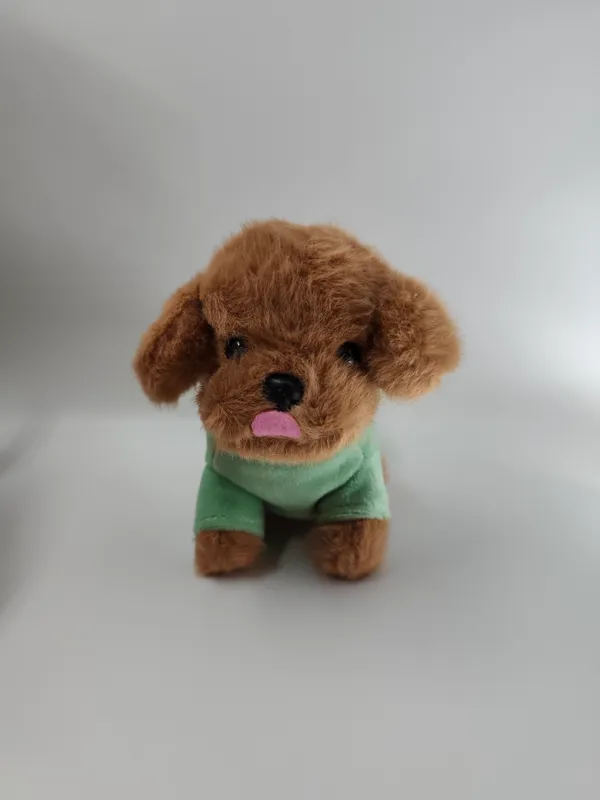 Cute_Puppy_Plush_Charm_Olive_Green