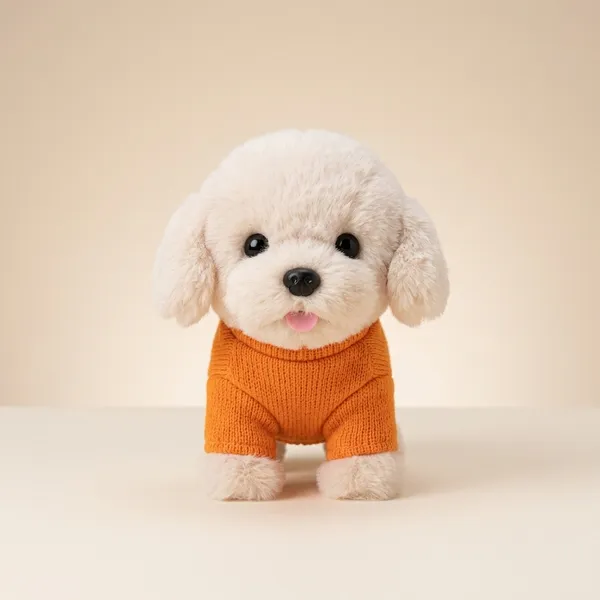 Cute_Puppy_Plush_Charm_Orange